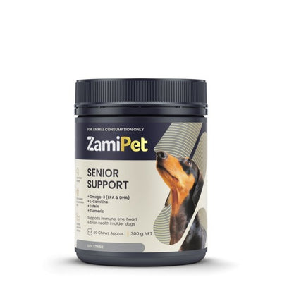 ZamiPet Senior Support 60 Chews - Just For Pets Australia