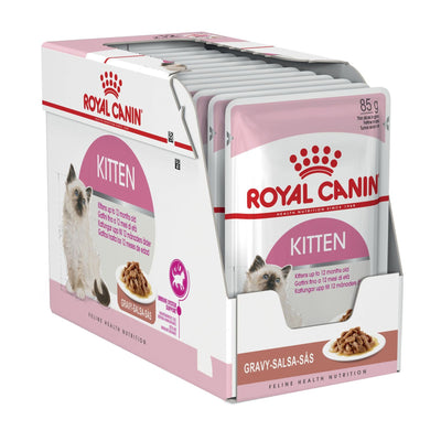 Royal Canin Kitten Gravy, 12x85g - Just For Pets Australia