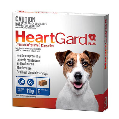Heartgard Plus Small Dog 6 Pack - Just For Pets Australia