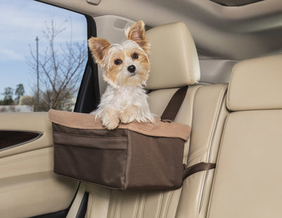PetSafe® Happy Ride™ Booster Seat, Brown, 5 kg - Just For Pets Australia
