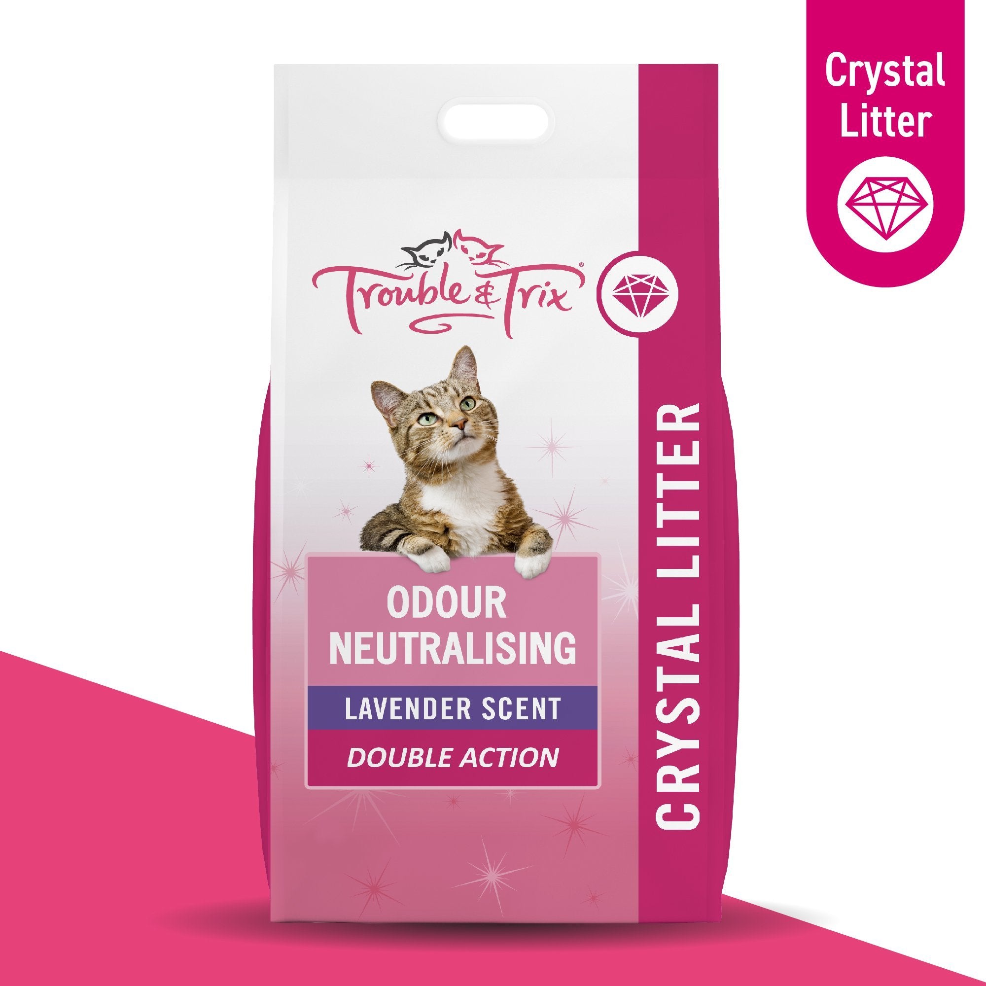 Trouble & Trix Crystal Odour Neutralising Lavender Litter