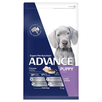 ADVANCE Large Puppy Dry Dog Food Chicken with Rice - Just For Pets Australia