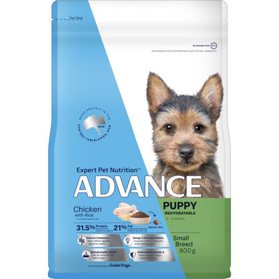 ADVANCE Puppy Rehydratable Small Breed Chicken with Rice 800g - Just For Pets Australia