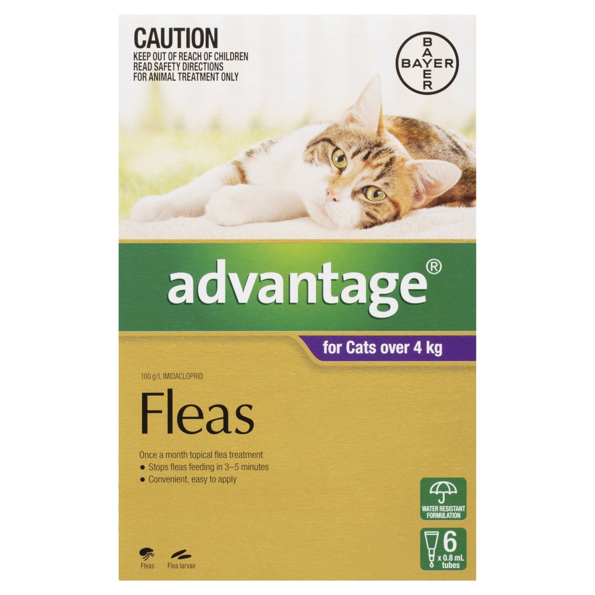 Advantage Fleas For Cats Over 4kg