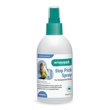 Aristopet Stop Pick Spray For Birds - Just For Pets Australia
