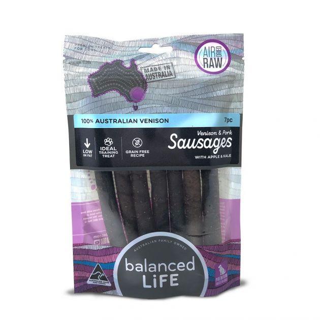 Balanced Life Venison Sausage Dog Treat 7 Pack