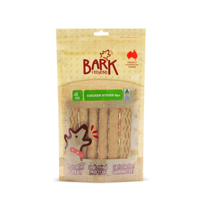 Bark and Beyond CHICKEN STICKS 6PC - Just For Pets Australia