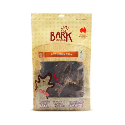 Bark and Beyond ROO JERKY 700G - Just For Pets Australia