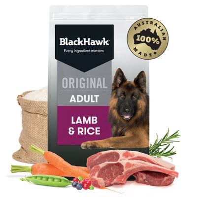 Black Hawk Original Adult Dog Lamb & Rice Dry Food - Just For Pets Australia