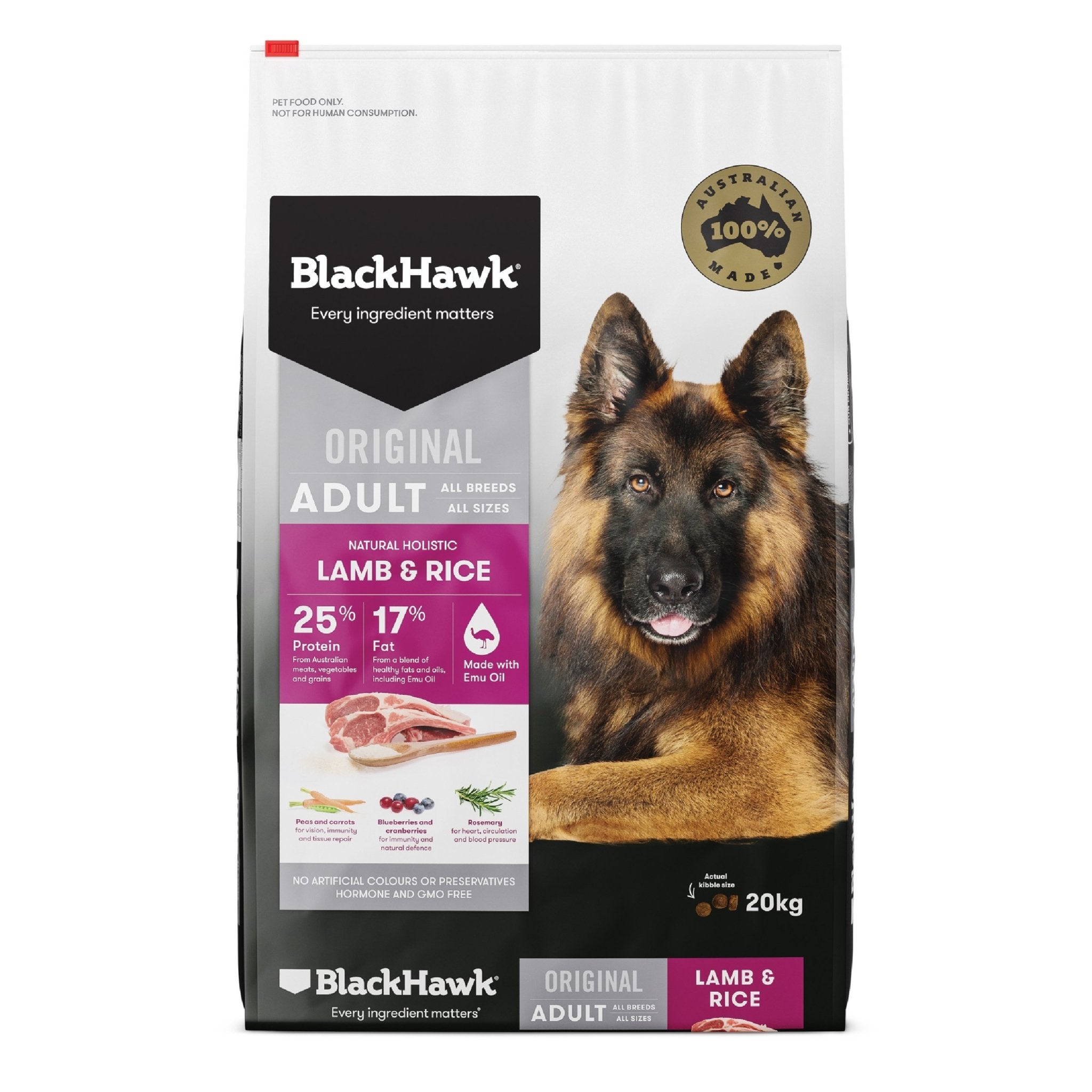 Black Hawk Original Adult Dog Lamb & Rice Dry Food