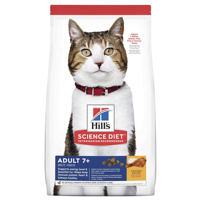 Hill's Science Diet Adult 7+ Senior Dry Cat Food - Just For Pets Australia