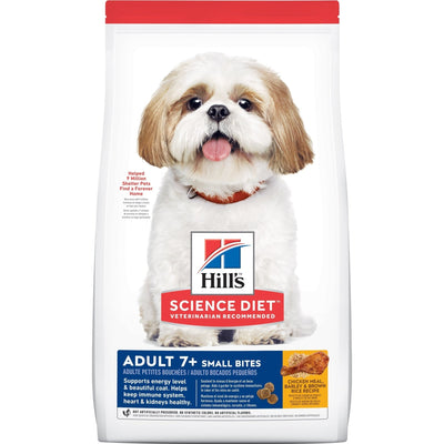 Hill's Science Diet Adult 7+ Small Bites Senior Dry Dog Food 2kg - Just For Pets Australia