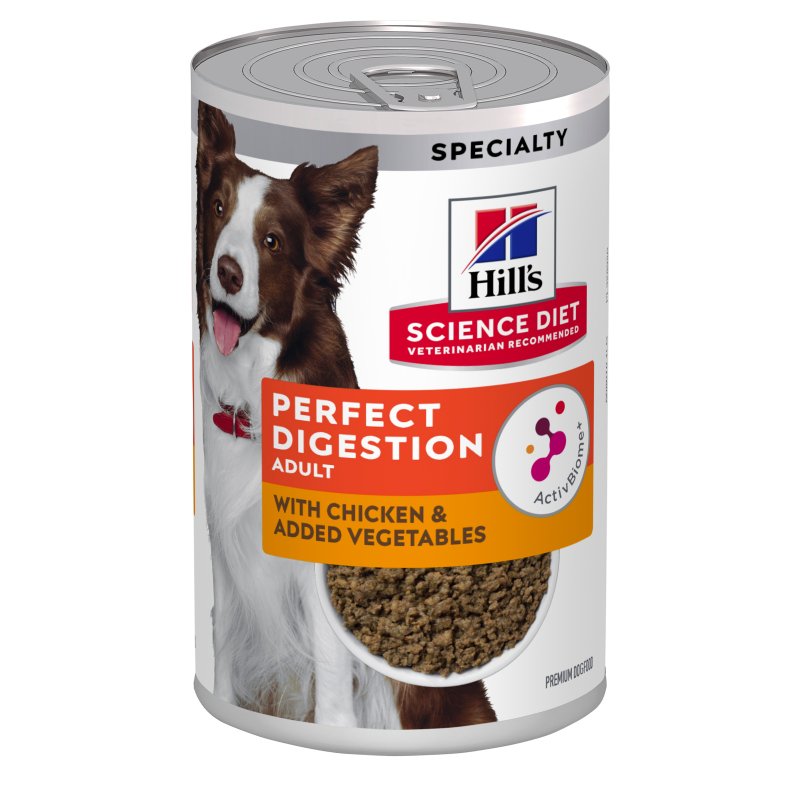 Hill's Science Diet Perfect Digestion Adult Canned Wet Dog Food 12x363g