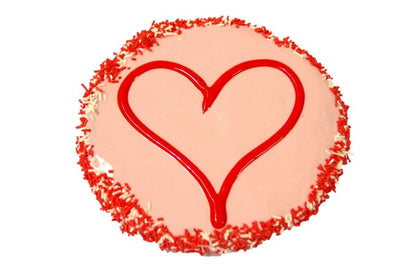 Huds and Toke Dogs Love Cake - Big Love Heart Cake - Just For Pets Australia