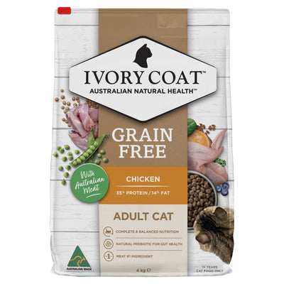 Ivory Coat Adult Chicken Dry Cat Food - Just For Pets Australia