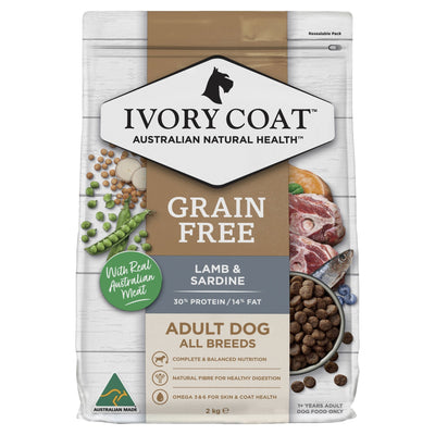 Ivory Coat Lamb & Sardine Grain Free Dry Dog Food - Just For Pets Australia