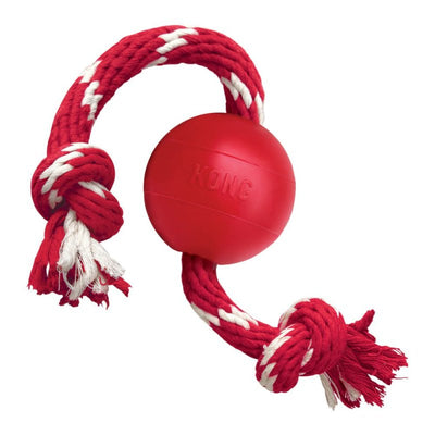 KONG® Ball with Rope - Just For Pets Australia