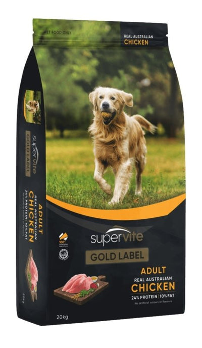 Supervite Gold Label Adult Chicken - Just For Pets Australia