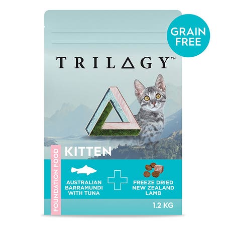 Trilogy™ Dry Kitten Food Barramundi & Tuna 1.2Kg