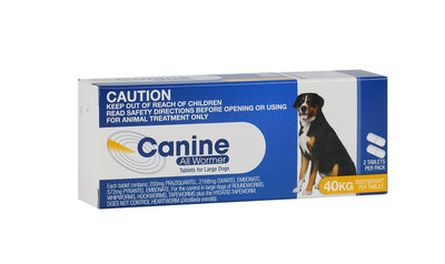 Value Plus Canine Allwormer 40kg 2 Pack - Just For Pets Australia