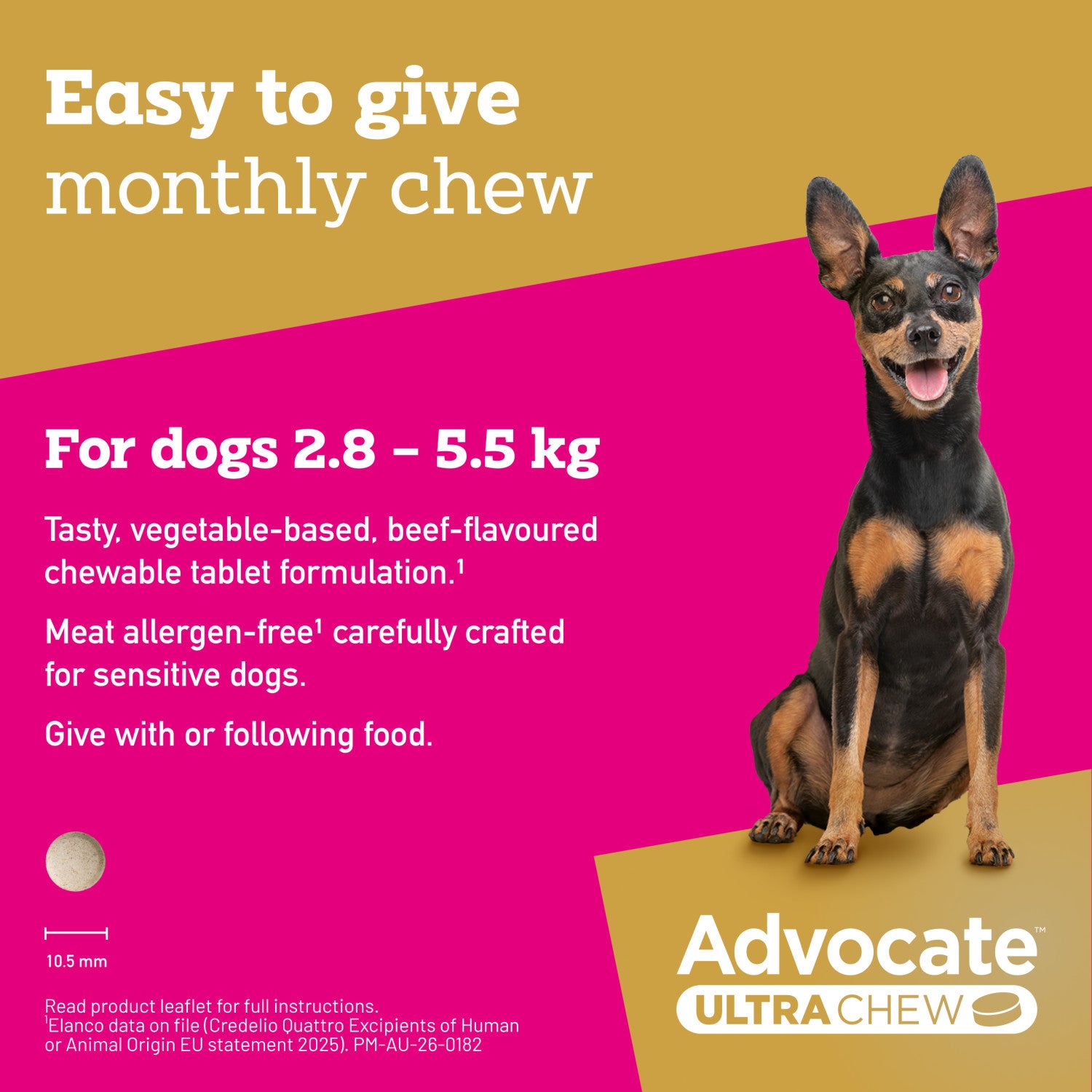Advocate Ultra Chew 2.9kg - 5.5kg