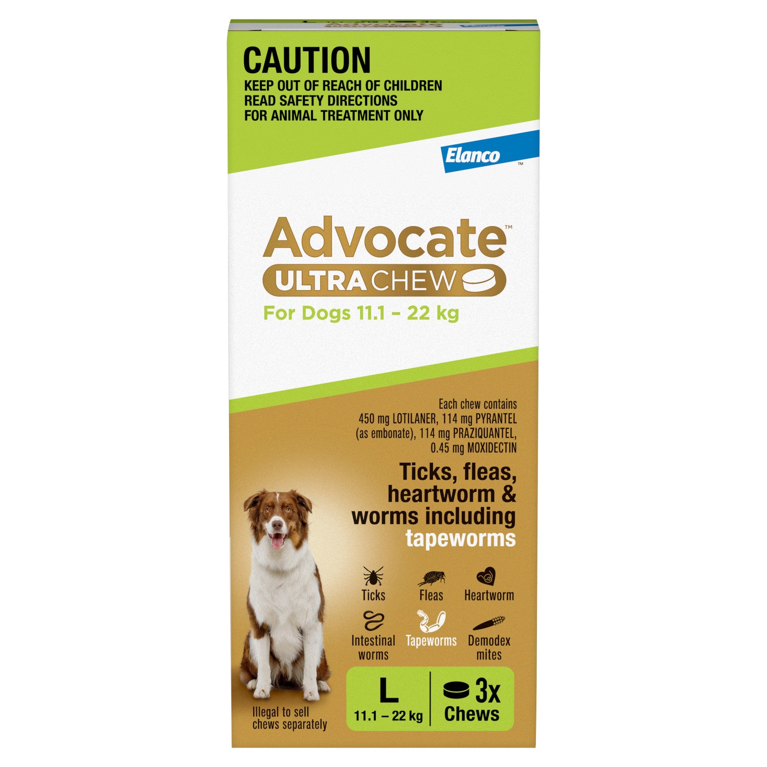 Advocate Ultra Chew 11.1kg - 22kg