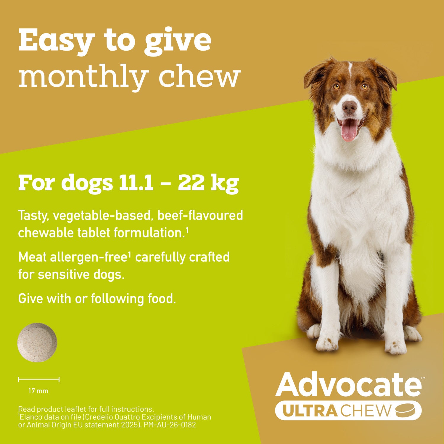 Advocate Ultra Chew 11.1kg - 22kg