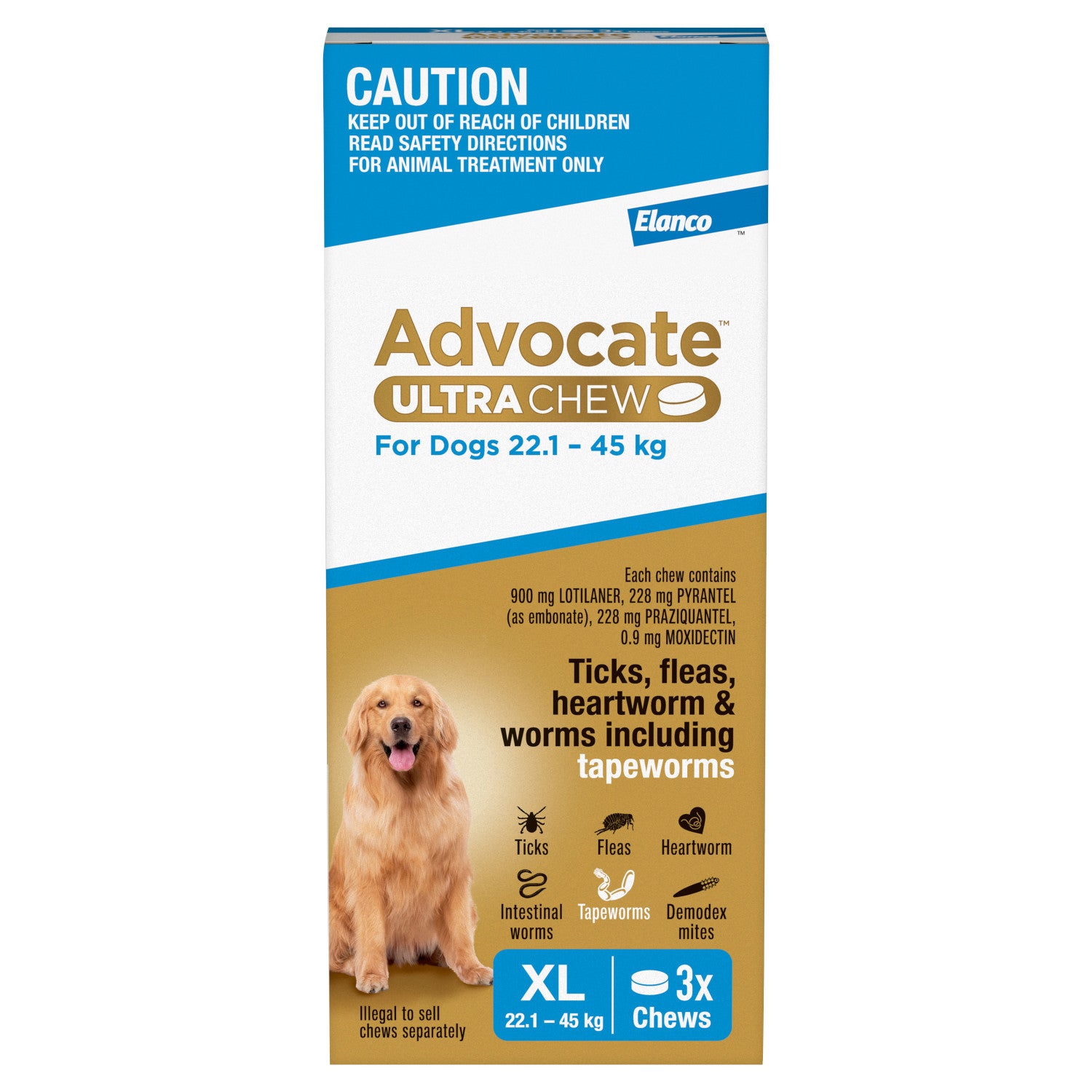 Advocate Ultra Chew 22.1kg - 45kg