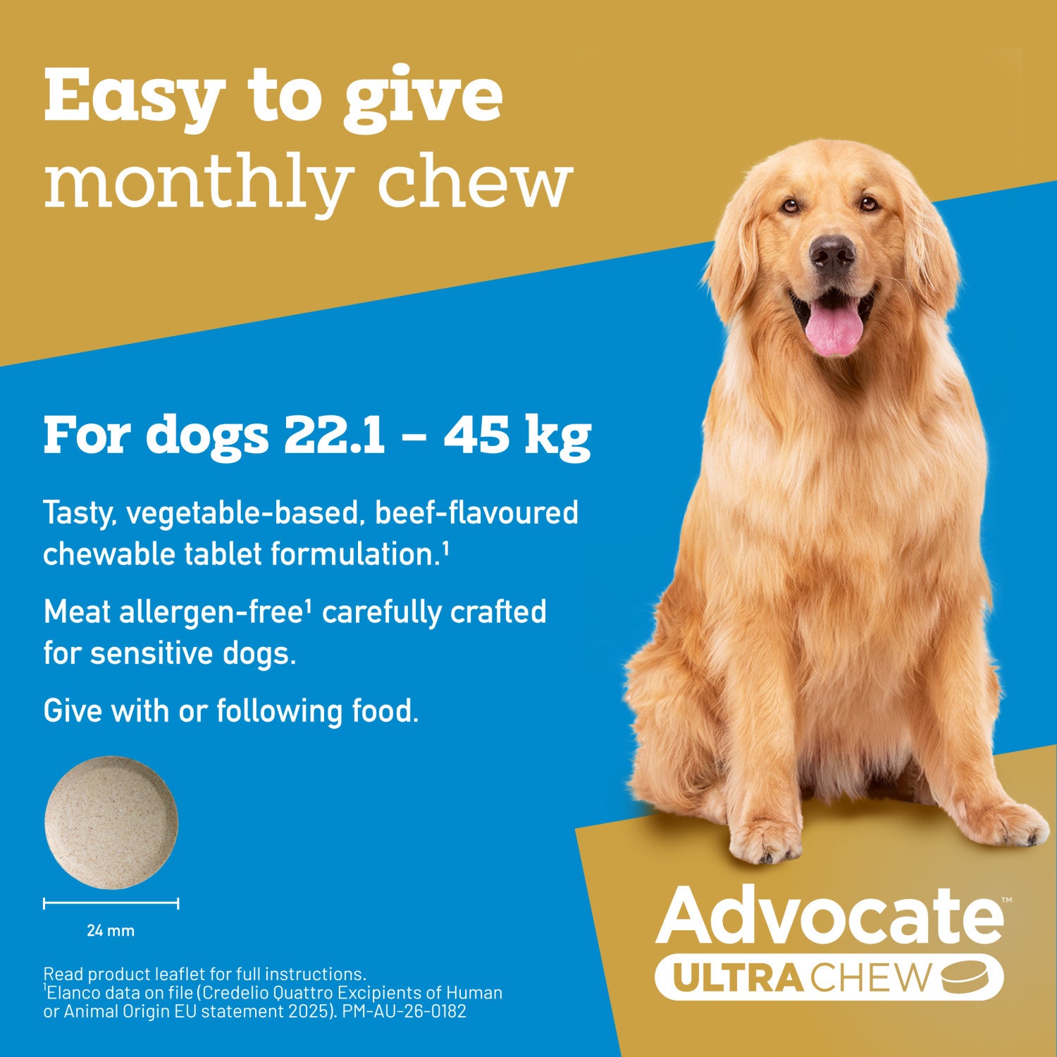 Advocate Ultra Chew 22.1kg - 45kg