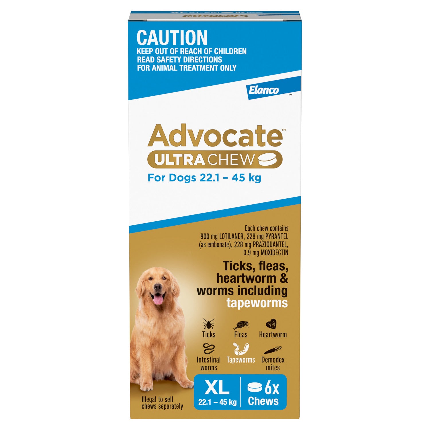 Advocate Ultra Chew 22.1kg - 45kg