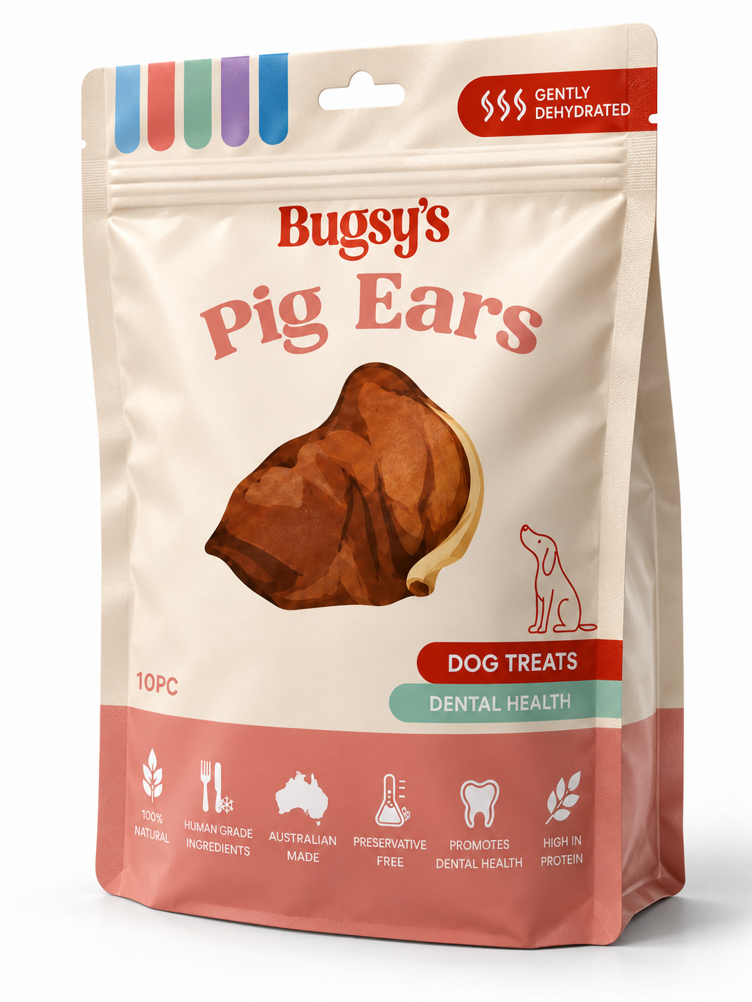 Bugsy's Pig Ears 10 Pack