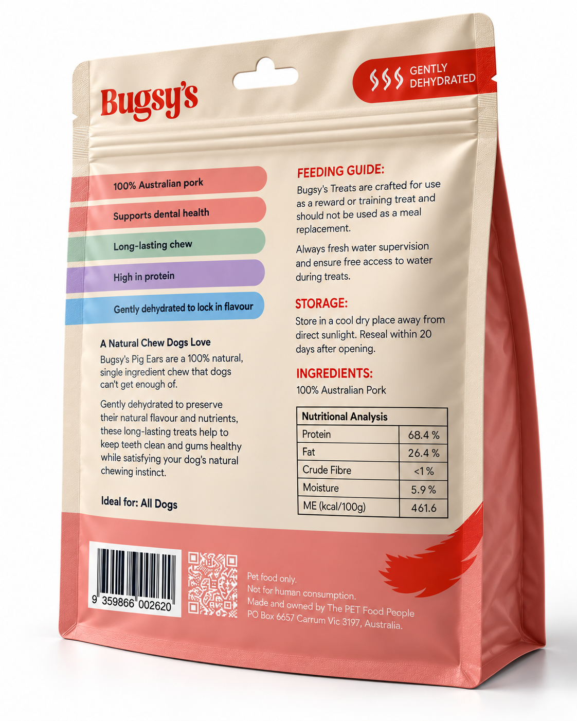 Bugsy's Pig Ears 10 Pack