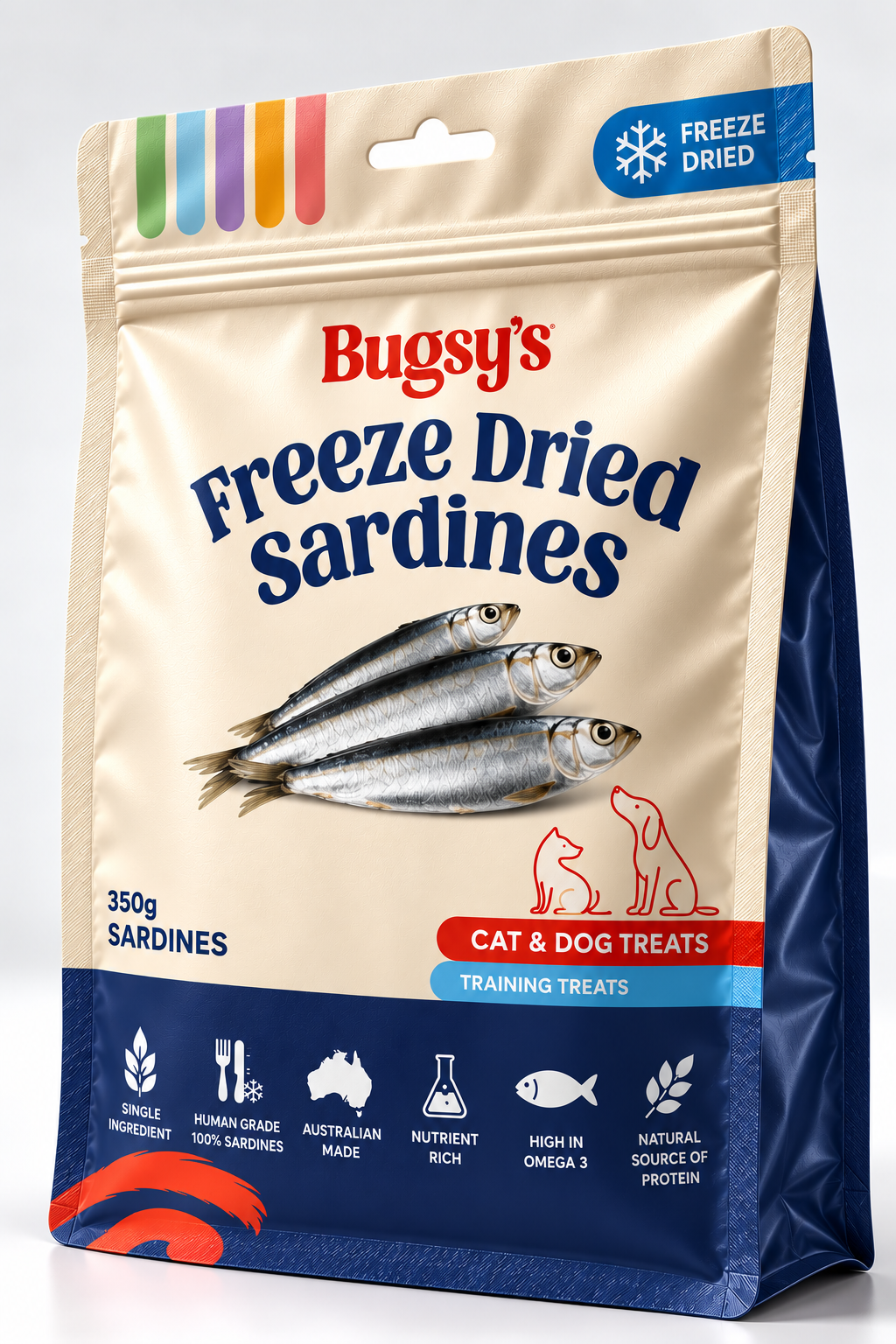 Bugsy's Freeze Dried Sardines