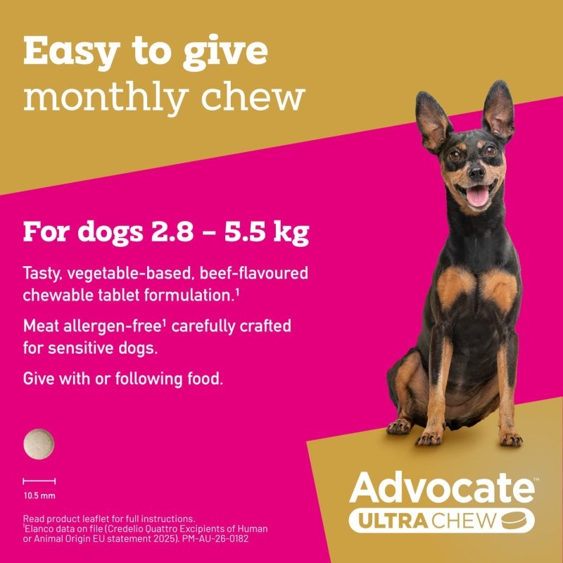 Advocate Ultra Chew 2.9kg - 5.5kg