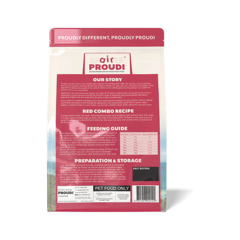 Air Proudi Beef Combo Air Dried for Dogs