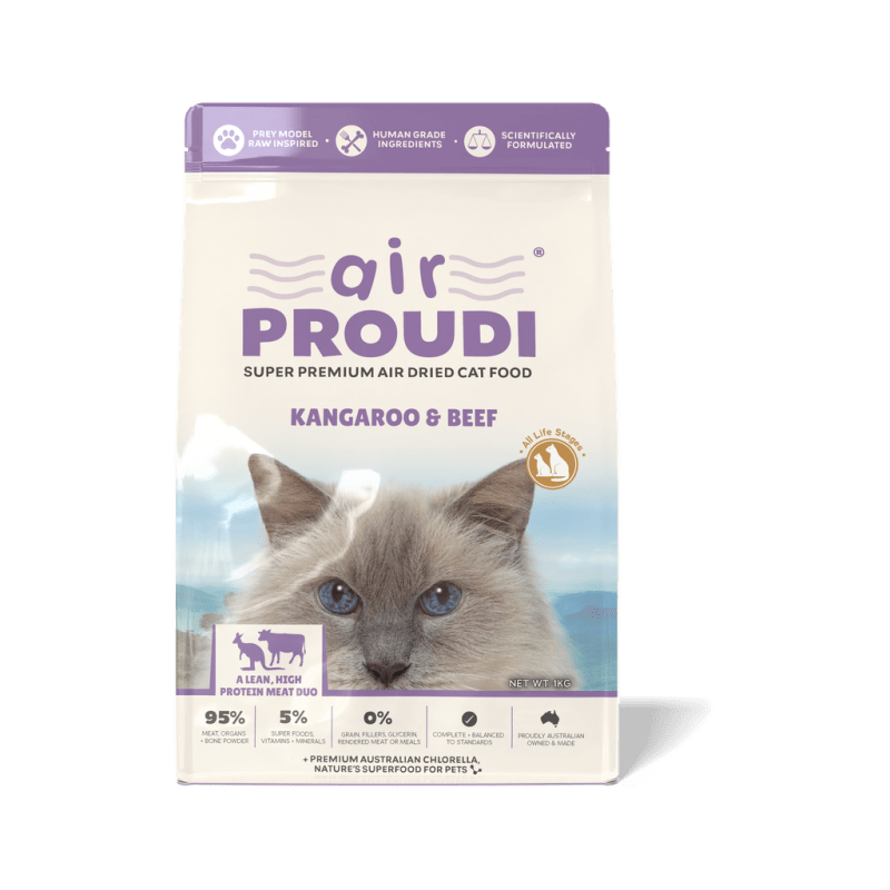 Air Proudi Kanagroo & Beef Air Dried for Cats