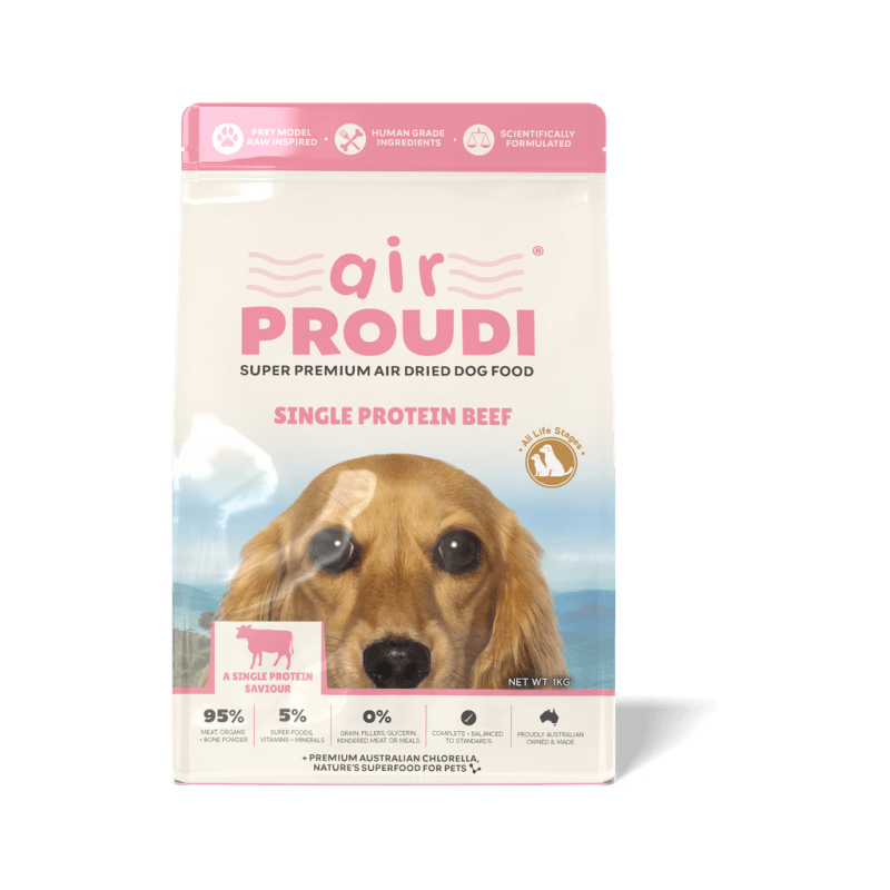 Air Proudi Single Protein Beef Air Dried for Dogs