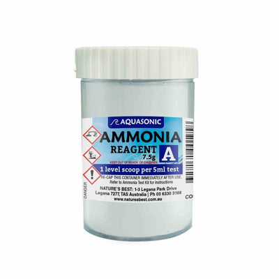 Ammonia 7.5gm - Reagent A (20cm) - Just For Pets Australia