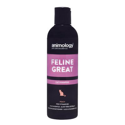 Animology Feline Great Cat Shampoo Peach 250ml - Just For Pets Australia