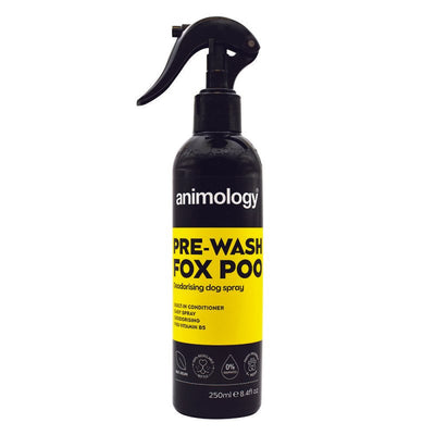 Animology Pre - Wash Fox Poo Deodorising Spray 250ml - Just For Pets Australia