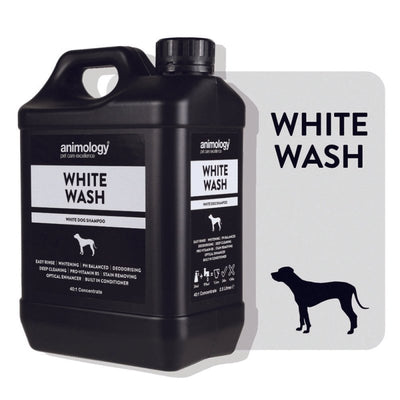 Animology White Wash Shampoo 2.5 Litre - Just For Pets Australia