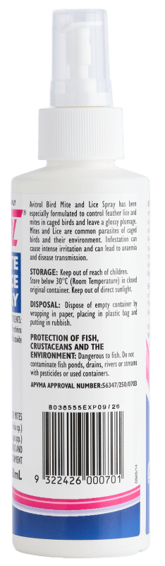 Avitrol Mite & Lice Spray