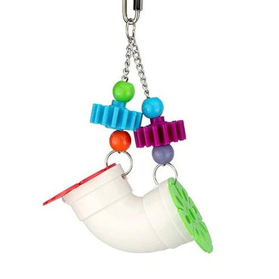 Bainbridge Bird Toy Foraging Hanging Pipe 25Cm - Just For Pets Australia
