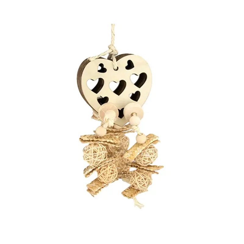 Bainbridge Bird Toy  Naturals  Foraging Heart