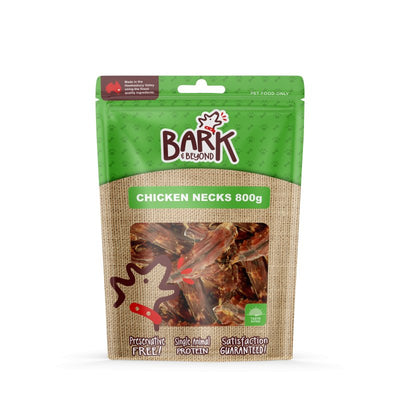 Bark and Beyond CHICKEN NECKS 800g - Just For Pets Australia