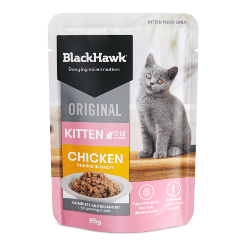 Black Hawk Original Kitten Wet Food 85g x 12Pack