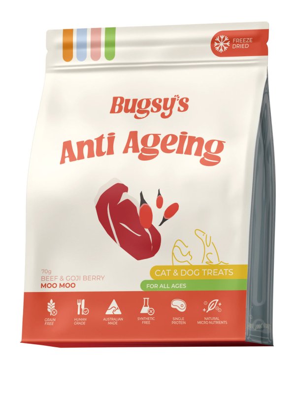 Bugsy's Freeze Dried Anti Ageing 70G