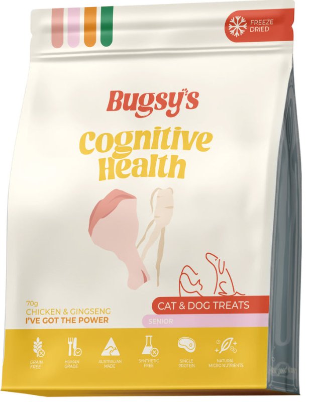 Bugsy's Freeze Dried Cognitive Health 70G