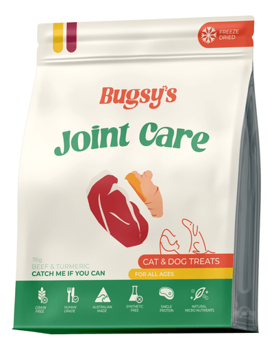 Bugsy's Freeze Dried Joint Care 70G - Just For Pets Australia