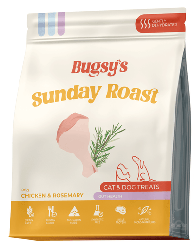 Bugsy's Sunday Roast 80G - Just For Pets Australia